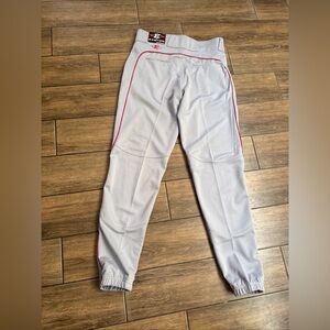 Men's Easton M Cast Pro Pant Gray/Red Baseball Ankle Pants